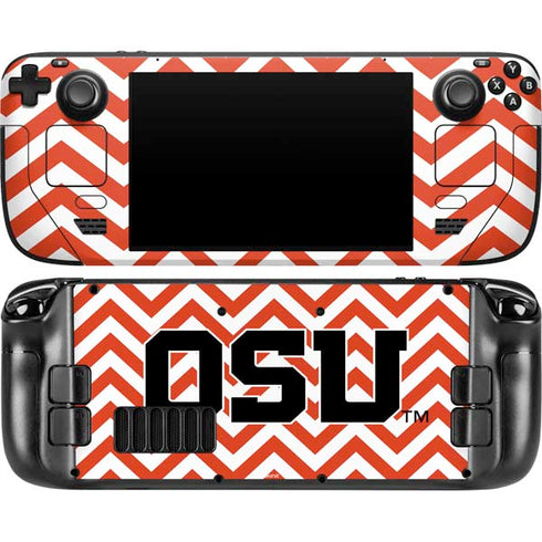 Oregon State University Chevron Steam Deck Handheld Gaming Computer OLED Skin