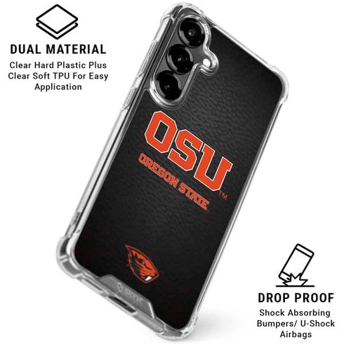 Oregon State University Logo Galaxy S26 Clear Case