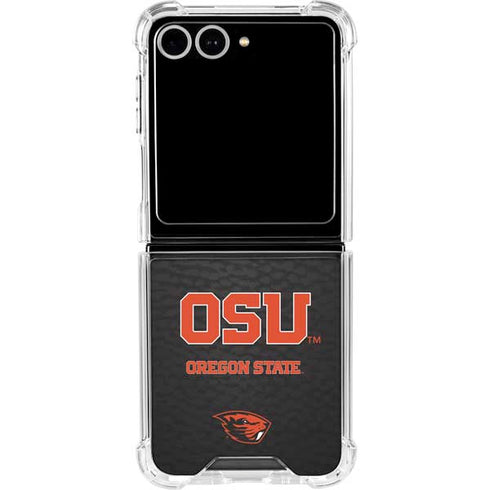 Oregon State University Logo Galaxy Z Flip7 Clear Case