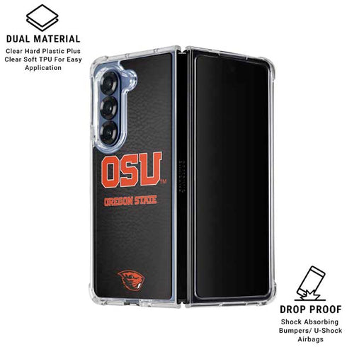 Oregon State University Logo Galaxy Z Fold7 Clear Case