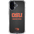 Oregon State University Logo iPhone 16 Plus Clear Case