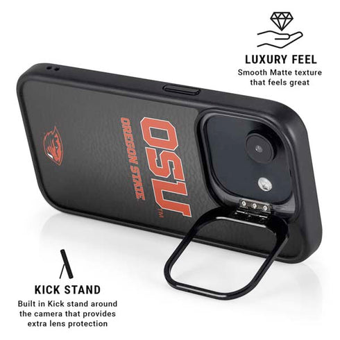 Oregon State University Logo iPhone 16e Kickstand Case