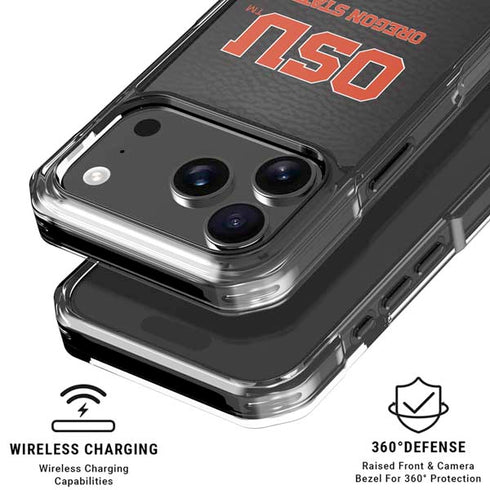 Oregon State University Logo iPhone 17 Pro Clear Case