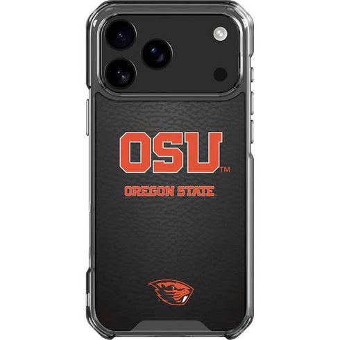 Oregon State University Logo iPhone 17 Pro Max Clear Case