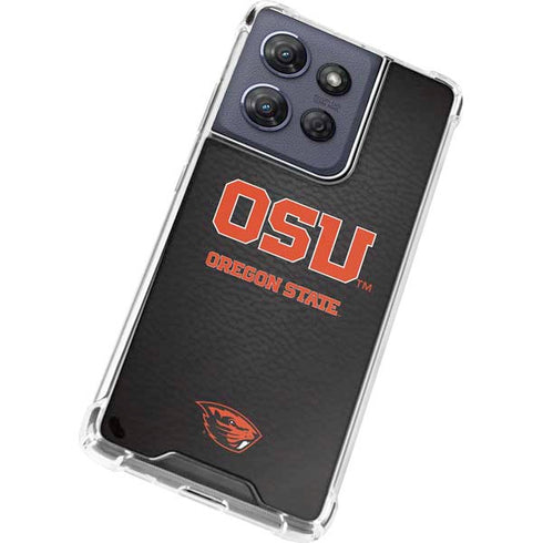 Oregon State University Logo Moto G Play 5G (2025) Clear Case