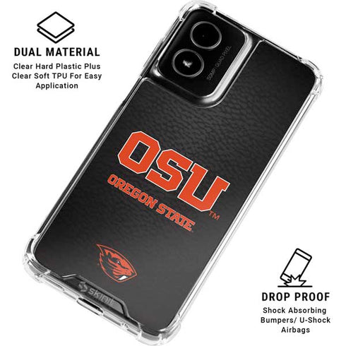 Oregon State University Logo Moto G Power 5G (2024) Clear Case