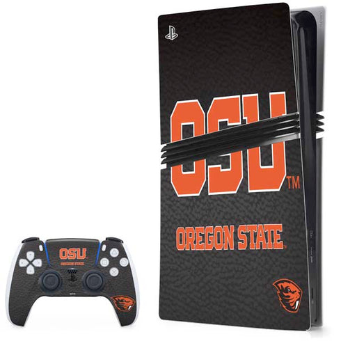 Oregon State University Logo PS5 Pro Bundle Skin
