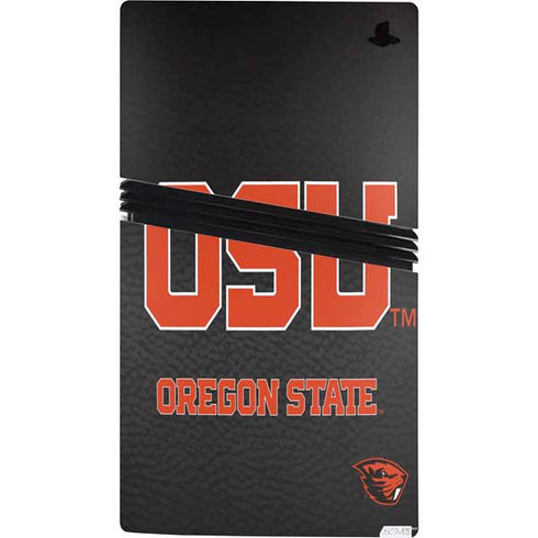 Oregon State University Logo PS5 Pro Bundle Skin