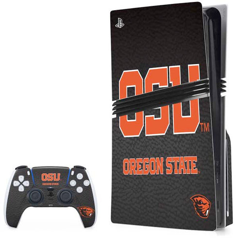 Oregon State University Logo PS5 Pro Disk Bundle Skin