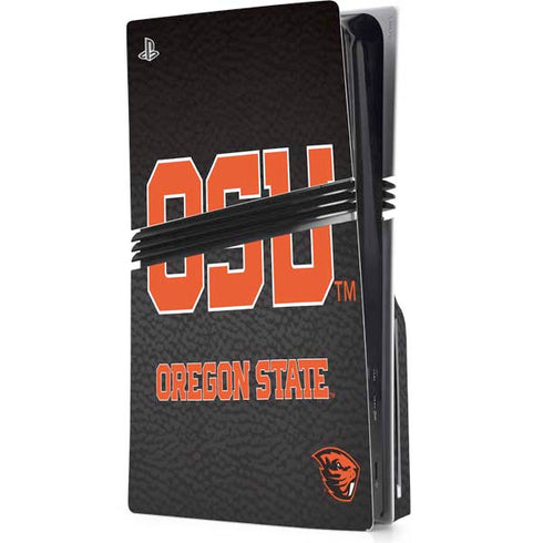Oregon State University Logo PS5 Pro Disk Console Skin