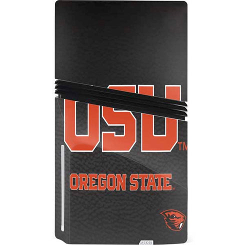 Oregon State University Logo PS5 Pro Disk Console Skin