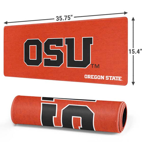 Oregon State University Orange Gaming Mouse Pad
