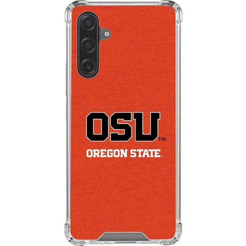 Oregon State University Orange Galaxy A17 Clear Case