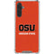 Oregon State University Orange Galaxy A17 Clear Case
