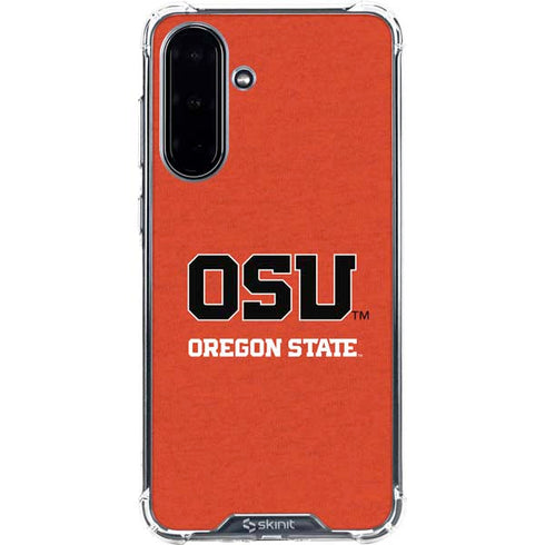 Oregon State University Orange Galaxy A36 5G Clear Case