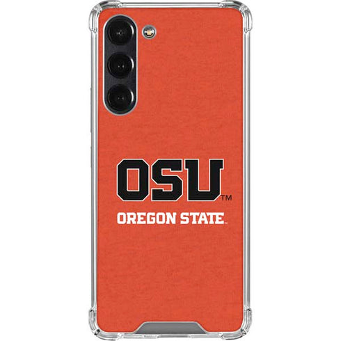 Oregon State University Orange Galaxy S24 FE Clear Case