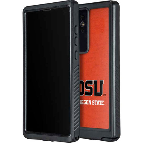Oregon State University Orange Galaxy S24 Ultra Waterproof Case