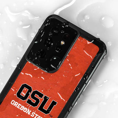 Oregon State University Orange Galaxy S24 Ultra Waterproof Case