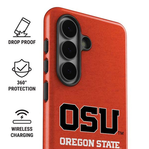 Oregon State University Orange Galaxy S26 Impact Case