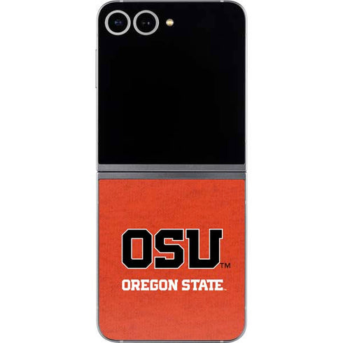 Oregon State University Orange Galaxy Z Flip6 Skin
