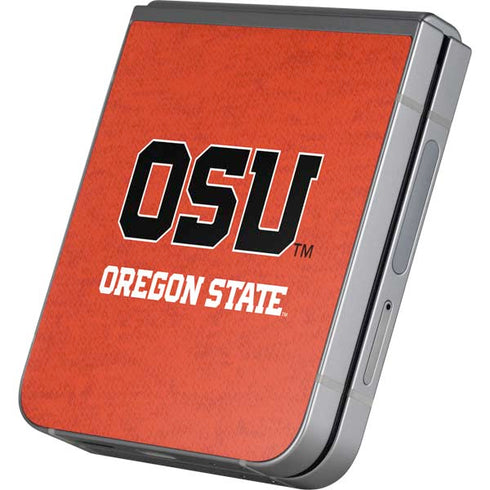 Oregon State University Orange Galaxy Z Flip6 Skin