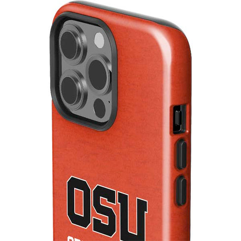 Oregon State University Orange iPhone 15 Pro Impact Case