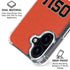 Oregon State University Orange iPhone 16 Clear Case