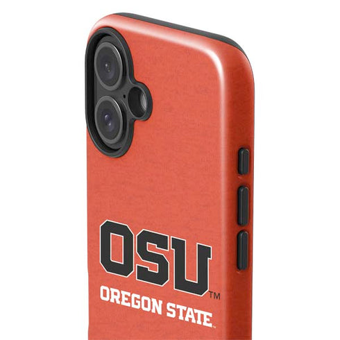 Oregon State University Orange iPhone 16 Plus Impact Case