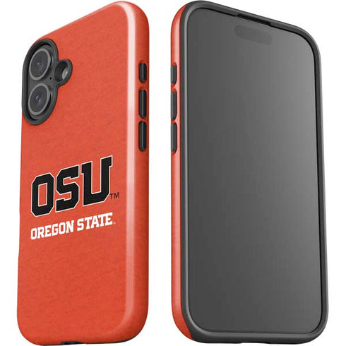 Oregon State University Orange iPhone 16 Plus Impact Case