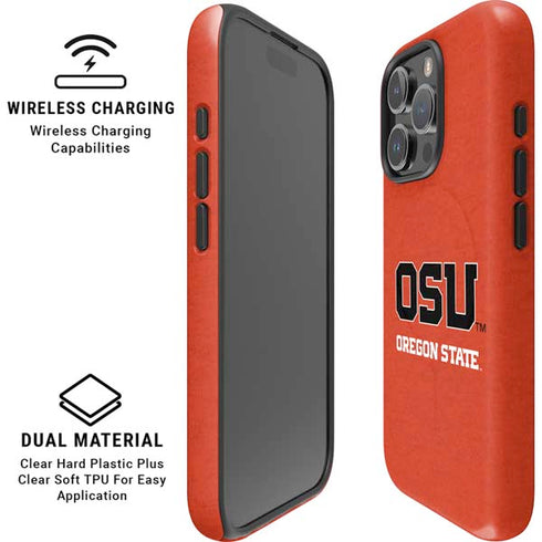 Oregon State University Orange iPhone 16 Pro Magsafe Impact Case