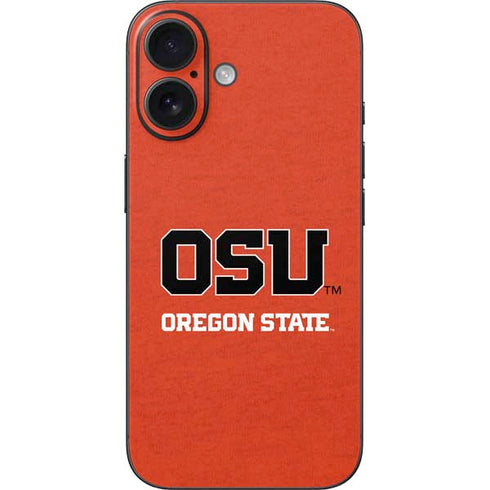 Oregon State University Orange iPhone 16 Skin