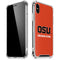 Oregon State University Orange iPhone X/XS Clear Case