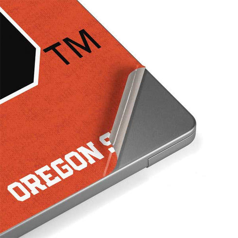 Oregon State University Orange Apple MacBook Pro 14-inch Skin