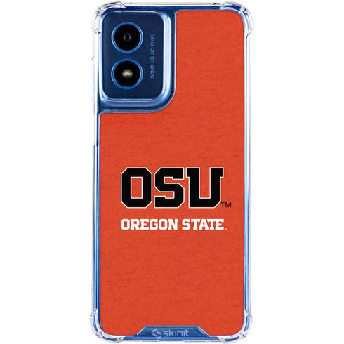 Oregon State University Orange Moto G 5G (2024) Clear Case