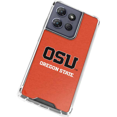 Oregon State University Orange Moto G Play 5G (2025) Clear Case