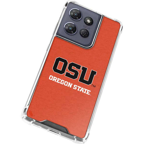 Oregon State University Orange Moto G Power 5G (2025) Clear Case