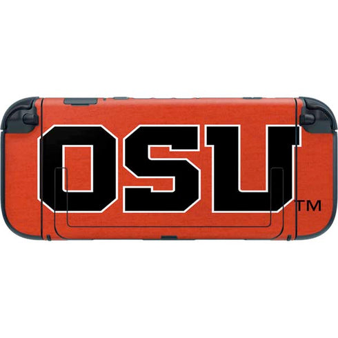 Oregon State University Orange Nintendo Switch 2 (2025) with Joy-Con Skin