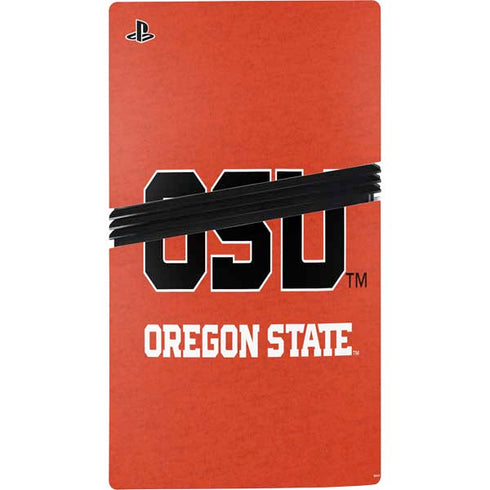 Oregon State University Orange PS5 Pro Disk Bundle Skin