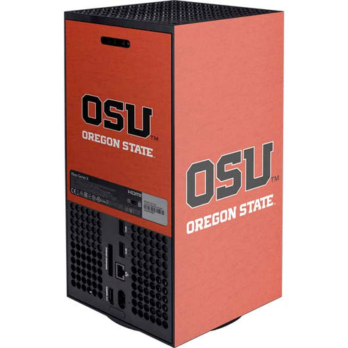 Oregon State University Orange XBox Series X Digital Edition Console Skin