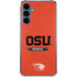 Oregon State University Texture Galaxy A35 5G Clear Case
