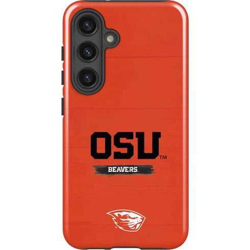 Oregon State University Texture Galaxy S25 Impact Case
