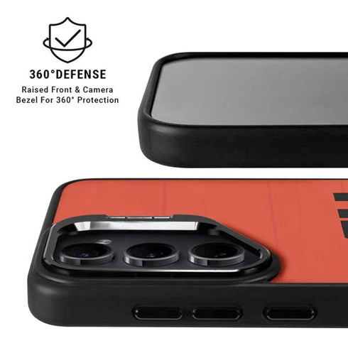 Oregon State University Texture Galaxy S25 Kickstand Case
