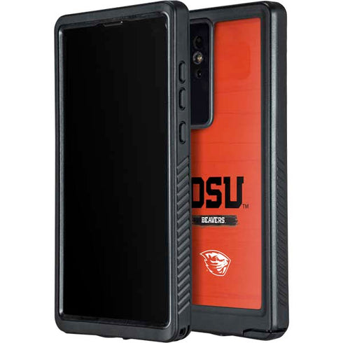 Oregon State University Texture Galaxy S24 Ultra Waterproof Case