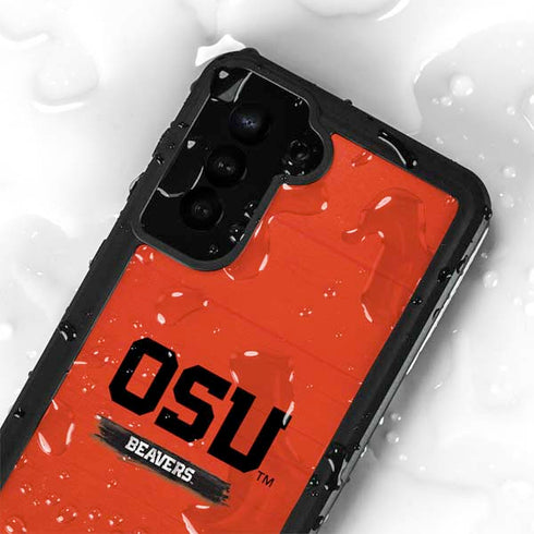 Oregon State University Texture Galaxy S24 Waterproof Case