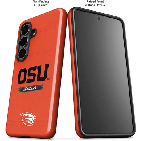 Oregon State University Texture Galaxy S26 Impact Case