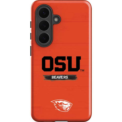 Oregon State University Texture Galaxy S26 Plus Impact Case