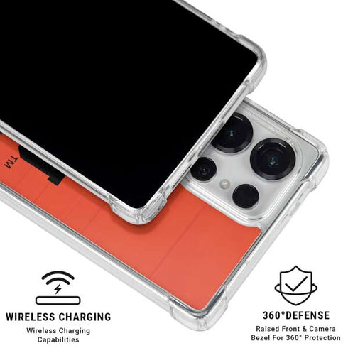 Oregon State University Texture Galaxy S26 Ultra Clear Case