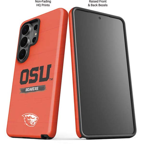 Oregon State University Texture Galaxy S26 Ultra Impact Case