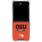 Oregon State University Texture Galaxy Z Flip6 Clear Case