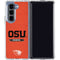 Oregon State University Texture Galaxy Z Fold5 5G Clear Case